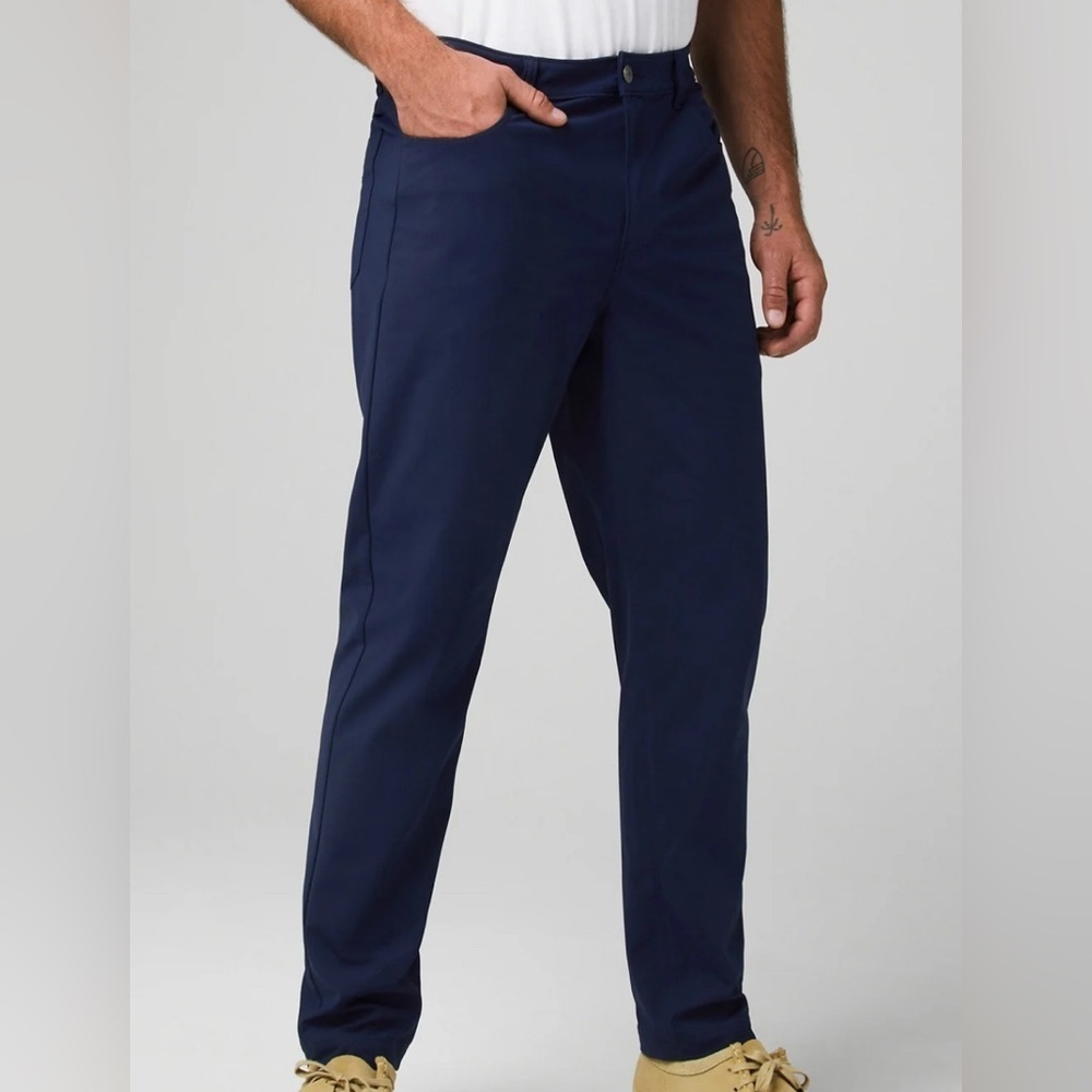 NWT, Fabletics Pants, The Don-5 Pocket Pant (Classic Fit), Deep‎ Navy,